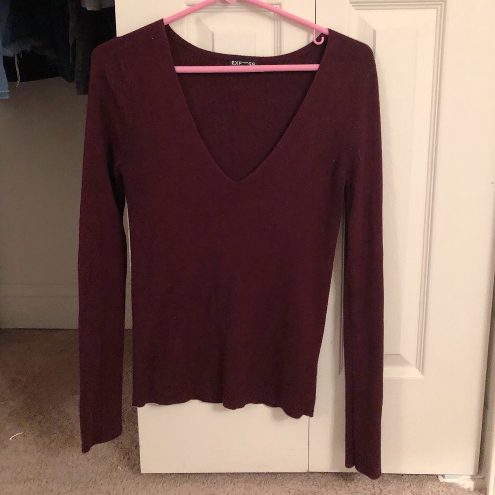 Express Plum Sweater